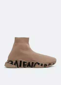 Кроссовки BALENCIAGA Speed sneakers, бежевый
