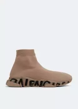 Кроссовки BALENCIAGA Speed sneakers, бежевый