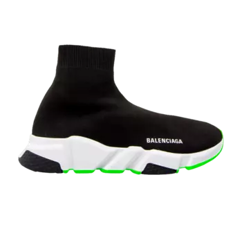 Кроссовки Balenciaga Speed Trainer 'Black Green', черный