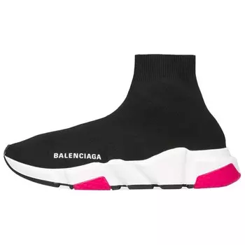 Кроссовки Balenciaga Speed Trainer, черный / розовый
