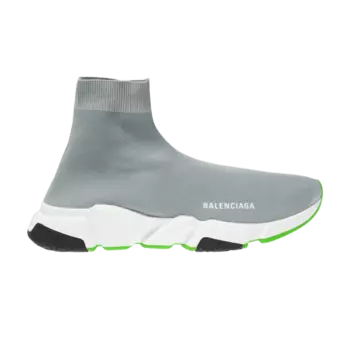 Кроссовки Balenciaga Speed Trainer 'Grey Green', серый