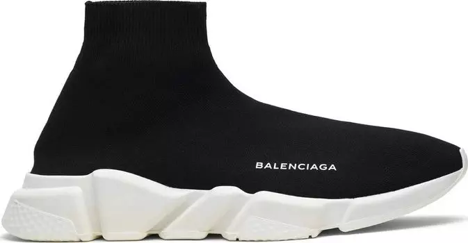 Кроссовки Balenciaga Speed Trainer Mid Black, черный