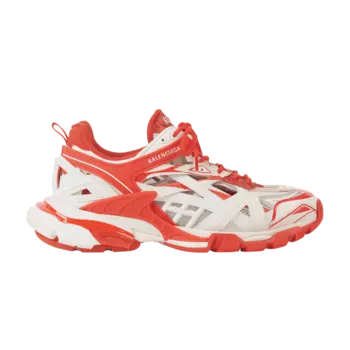 Кроссовки Balenciaga Track.2 Open Sneaker 'White Red', белый