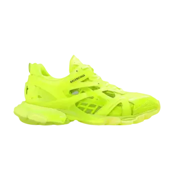 Кроссовки Balenciaga Track.2 Sneaker Clear Sole - Fluorescent Yellow, желтый