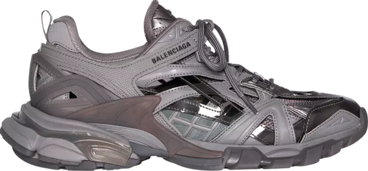 Кроссовки Balenciaga Track.2 Sneaker Clear Sole - Grey, серый