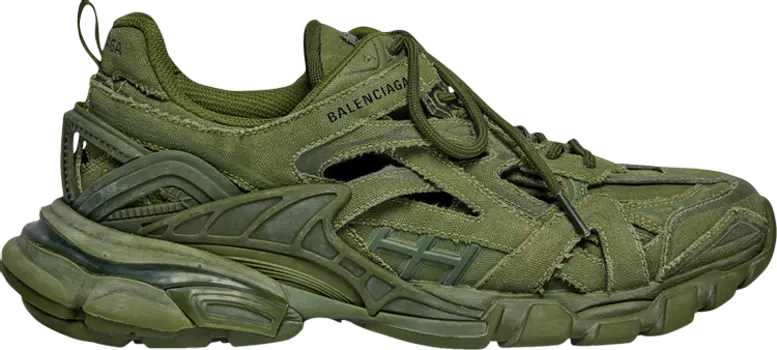 Кроссовки Balenciaga Track.2 Sneaker Green, зеленый
