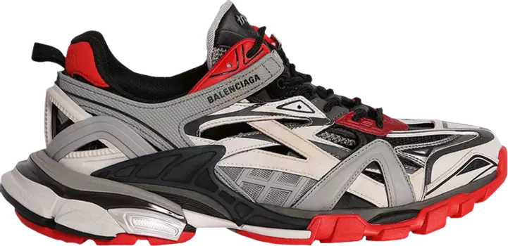 Кроссовки Balenciaga Track.2 Trainer Black Grey Red, черный