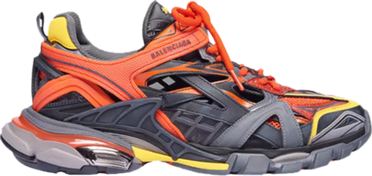 Кроссовки Balenciaga Track 2 Trainer Orange Black, оранжевый
