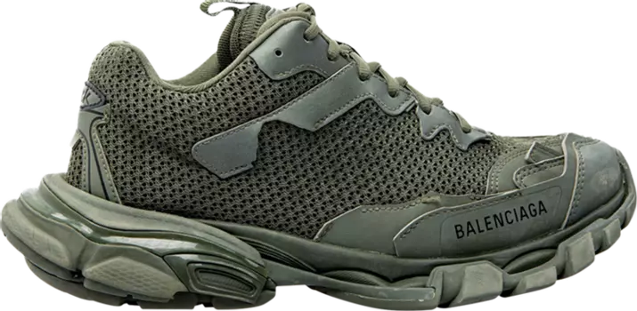 Кроссовки Balenciaga Track.3 Sneaker 'Khaki', зеленый