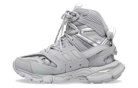 Кроссовки Balenciaga Track Hike, серебряный