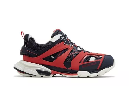 Кроссовки Balenciaga Track LED Sneaker Red Dark Grey, красный
