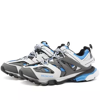 Кроссовки Balenciaga Track Oversized, белый и синий