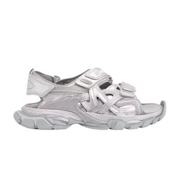 Кроссовки Balenciaga Track Sandal, серебряный