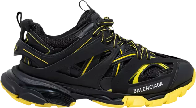 Кроссовки Balenciaga Track Sneaker Black Yellow, черный