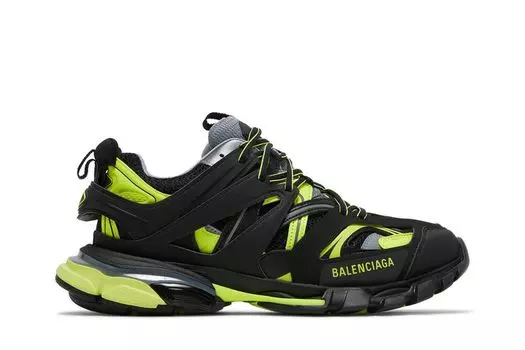 Кроссовки Balenciaga Track Sneaker 'Black Yellow', черный