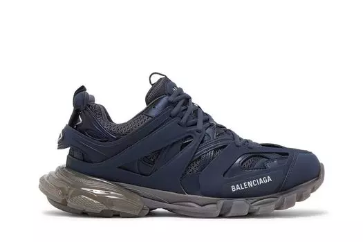 Кроссовки Balenciaga Track Sneaker 'Clear Sole - Dark Grey', серый