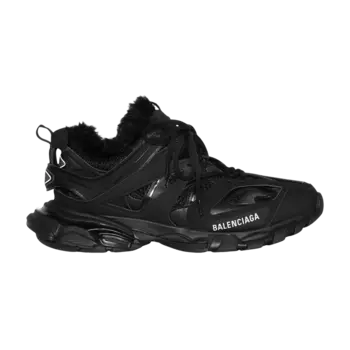 Кроссовки Balenciaga Track Sneaker 'Fake Fur - Black', черный