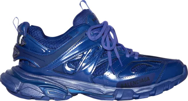 Кроссовки Balenciaga Track Sneaker Metallic Indigo, синий