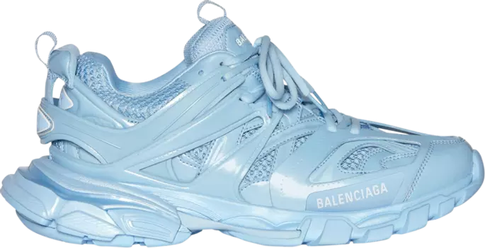 Кроссовки Balenciaga Track Sneaker Metallic Light Blue, синий