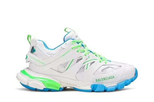 Кроссовки Balenciaga Track Sneaker White Green, белый