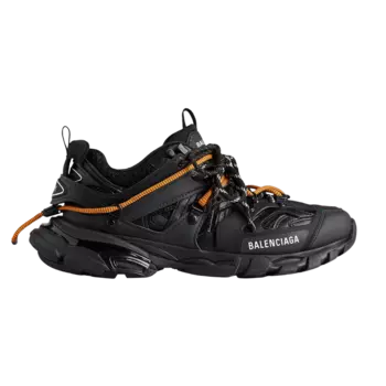 Кроссовки Balenciaga Track Trail Laces Sneaker 'Black Orange', черный