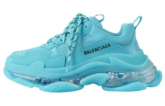 Кроссовки Balenciaga Triple S Clear Sole Turquoise Women's