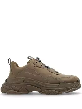 Кроссовки Balenciaga Triple S, коричневый