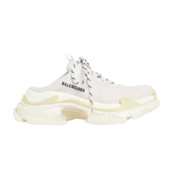 Кроссовки Balenciaga Triple S Mule, кремовый