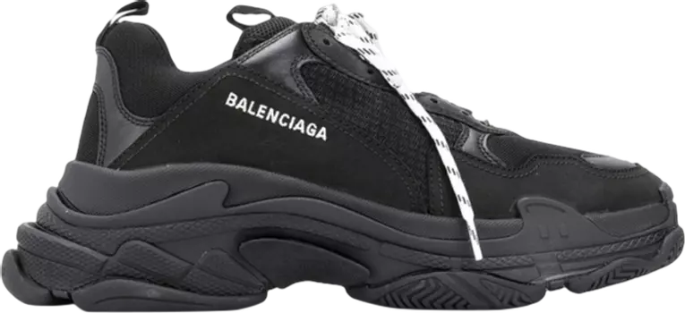 Кроссовки Balenciaga Triple S Sneaker Black, черный