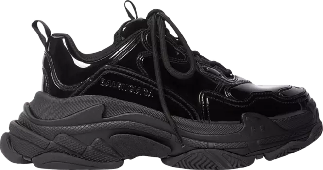 Кроссовки Balenciaga Triple S Sneaker 'Black Patent', черный
