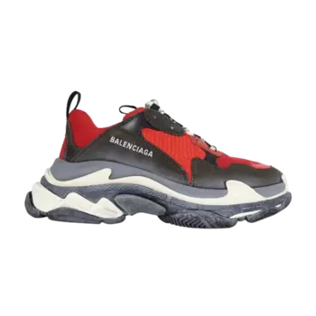 Кроссовки Balenciaga Triple S Sneaker 'Black Red', красный