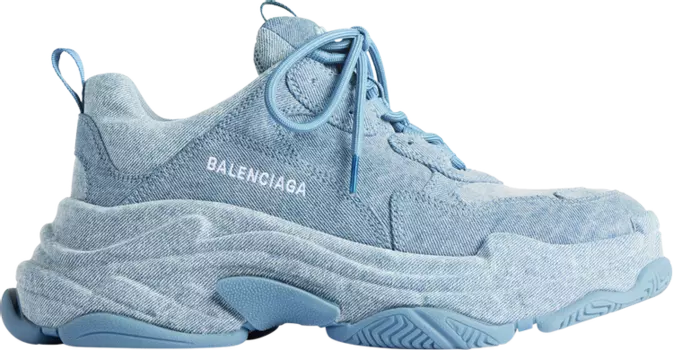 Кроссовки Balenciaga Triple S Sneaker 'Blue Denim', синий