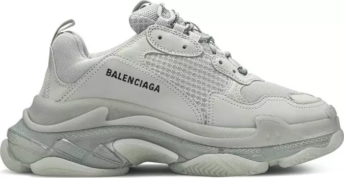 Кроссовки Balenciaga Triple S Sneaker Clear Sole, серый