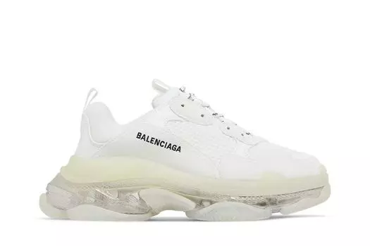 Кроссовки Balenciaga Triple S Sneaker 'Clear Sole - White', белый