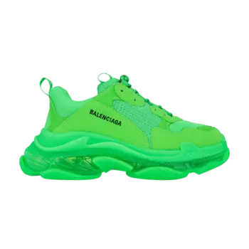 Кроссовки Balenciaga Triple S Sneaker 'Clear Sole - Green', зеленый
