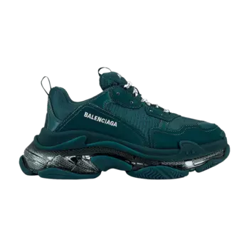 Кроссовки Balenciaga Triple S Sneaker 'Clear Sole - Full Dark Green', зеленый
