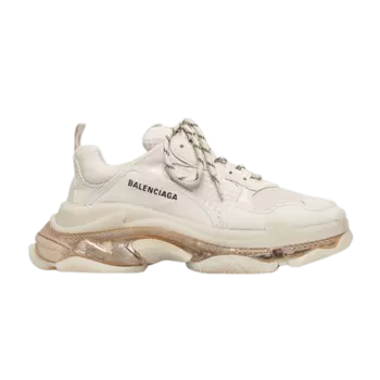 Кроссовки Balenciaga Triple S Sneaker 'Clear Sole - Off White', белый