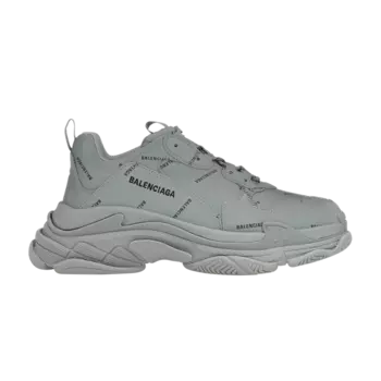 Кроссовки Balenciaga Triple S Sneaker, цвет Allover Logo - Grey 2024