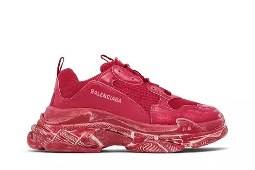 Кроссовки Balenciaga Triple S Sneaker 'Dark Red', красный