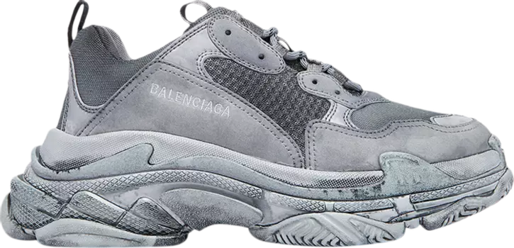 Кроссовки Balenciaga Triple S Sneaker Dyed Grey, серый
