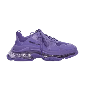 Кроссовки Balenciaga Triple S Sneaker, фиолетовый