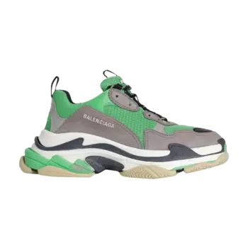 Кроссовки Balenciaga Triple S Sneaker 'Grey Green', зеленый