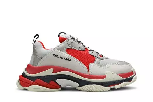 Кроссовки Balenciaga Triple S Sneaker 'Grey Red', серый