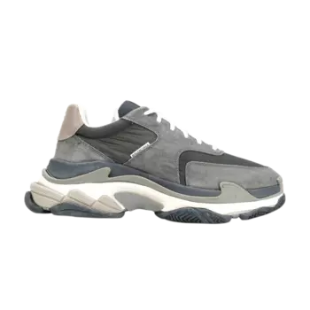 Кроссовки Balenciaga Triple S Sneaker 'Grey Suede' 2018, серый