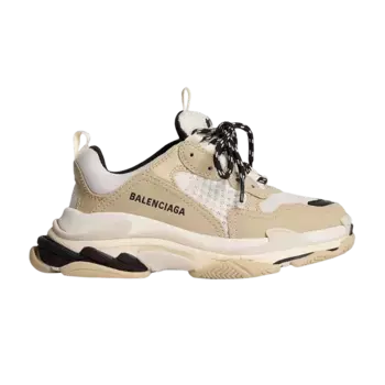 Кроссовки Balenciaga Triple S Sneaker Kids Beige Black, кремовый