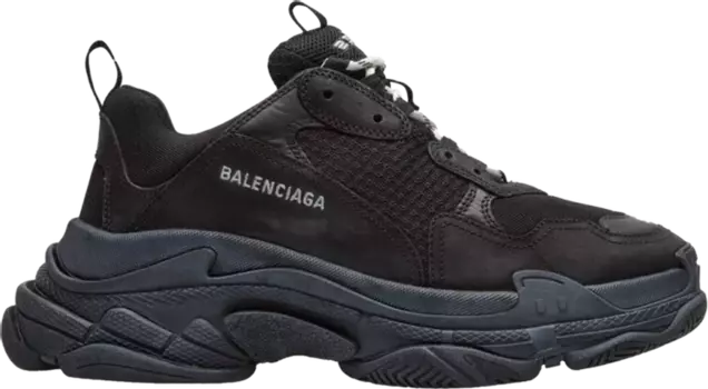 Кроссовки Balenciaga Triple S Sneaker Triple Black, черный