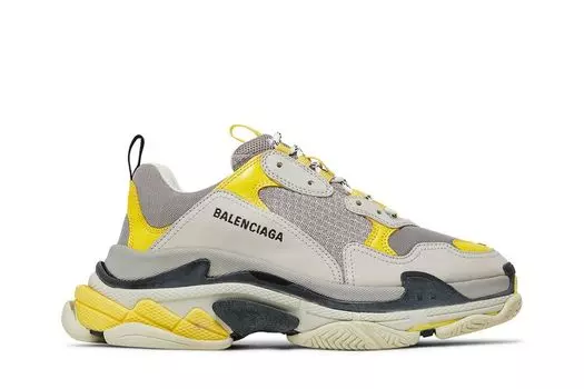 Кроссовки Balenciaga Triple S Sneaker 'Yellow Grey' 2019, желтый