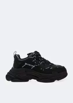 Кроссовки BALENCIAGA Triple S sneakers, черный
