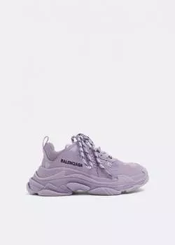Кроссовки BALENCIAGA Triple S sneakers, фиолетовый