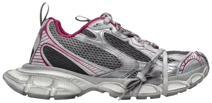 Кроссовки Balenciaga Wmns 3XL Sneaker 'Worn-Out - Grey Pink', серый